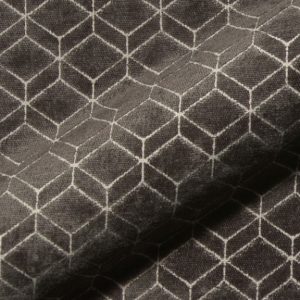 Retro E2213-650 bruin, velours meubelstof.