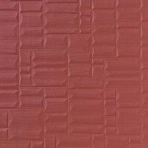 Boyd EV1067-08 rood. Vinyl wandbekleding met een uitgesproken “tegelachtige” structuur. | Effabrics.nl