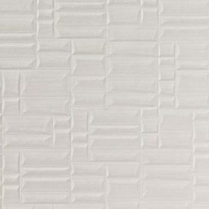 Boyd EV1067-13 grijs. Vinyl wandbekleding met een uitgesproken “tegelachtige” structuur. | Effabrics.nl