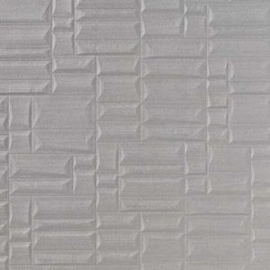 Boyd EV1067-14 grijs. Vinyl wandbekleding met een uitgesproken “tegelachtige” structuur. | Effabrics.nl