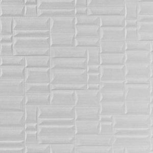 Boyd EV1067-15 grijs. Vinyl wandbekleding met een uitgesproken “tegelachtige” structuur. | Effabrics.nl