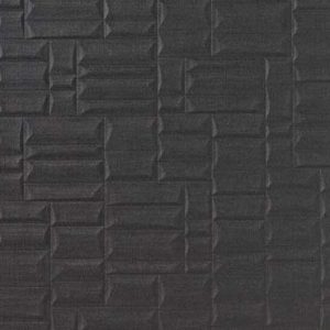Boyd EV1067-20 zwart. Vinyl wandbekleding met een uitgesproken “tegelachtige” structuur. | Effabrics.nl
