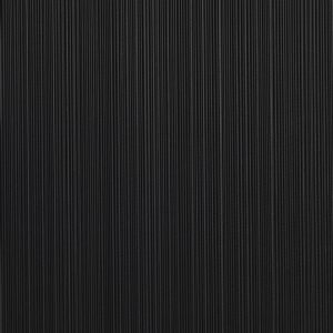 Hauki EV1069-01 zwart. Vinyl wandbekleding, met een scherpe grafische lengtestructuur met sterk driedimensionale werking. | Effabrics.nl