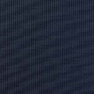 Onari 1076-04 blauw. Vinyl wandbekleding, verticale textiele rib met een horizontaal slub effect. | Effabrics.nl