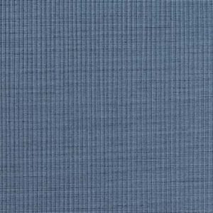 Onari 1076-05 blauw. Vinyl wandbekleding, verticale textiele rib met een horizontaal slub effect. | Effabrics.nl