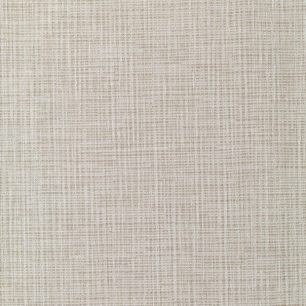 Greenbo 1078-01 beige. Vinyl wandbekleding met een uitstraling van organisch, natuurlijk weefsel in een duotoon. | Effabrics.nl