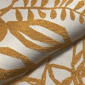 Cusco Q2 E2010-204 geel, luxueuze meubelstof. | Effabrics.nl