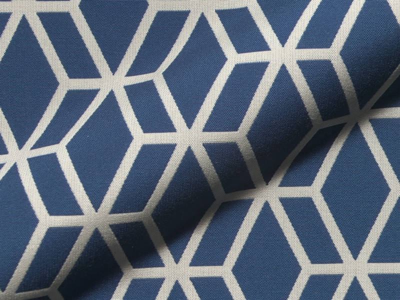 Bergamo E1540-422 blauw, kleurechte tuinmeubelstof | Effabrics.nl