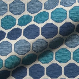 Palermo E1545-402 blauw, kleurechte tuinmeubelstof | Effabrics.nl