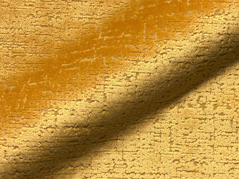 Calma E2501-351 geel, velours meubelstof.