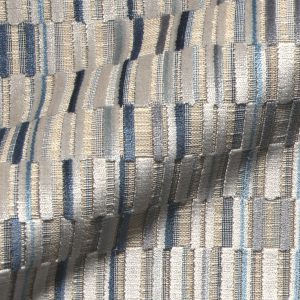 Tegina E2502-335 blauw s, velours meubelstof.