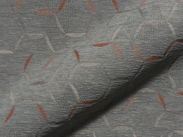 Meribel E5605-600 grijs, chenille meubelstof | Effabrics.nl