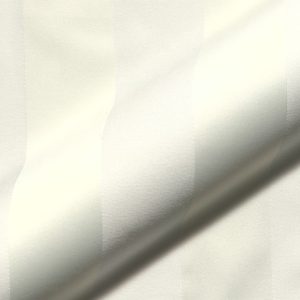 Gestreepte, brandvertragende, klassieke meubelstof Boldini FR E5610-854 parelwit